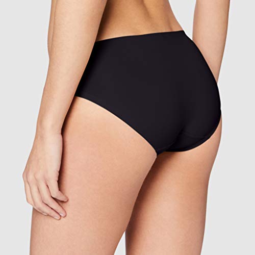 DKNY Intimates Skyline-Essential Microf Bikini, Negro (Black/Glow R00), (Talla del Fabricante: Small) para Mujer