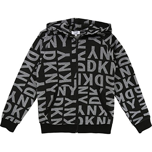 DKNY - Sudadera - para niño Negro 134/140 cm