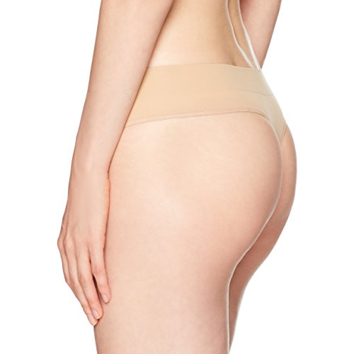DKNY Women's Active Solid Seamless Thong, Glow, Small