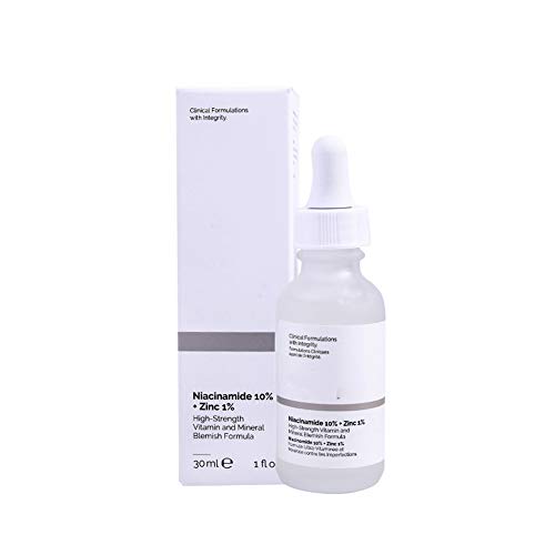 DLLMA The Niacinamide Ordinary 10% + Zinc 1% 30ml 1oz, Suero de Vitaminas de Alta Resistencia (2PCS)