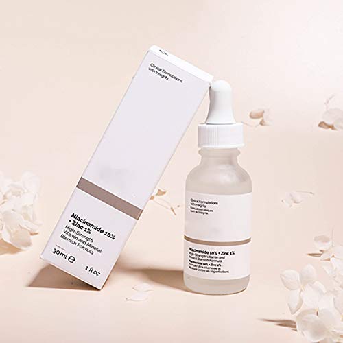 DLLMA The Niacinamide Ordinary 10% + Zinc 1% 30ml 1oz, Suero de Vitaminas de Alta Resistencia (2PCS)