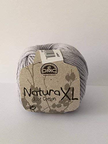DMC Hilo Natura, 100% algodón, Color 12 Gris, XL