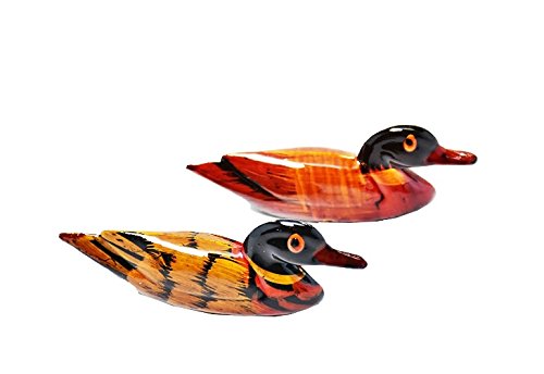 DMtse Feng Shui - Par de patos mandarinos para amor y fidelidad (2 1/2 pulgadas tamaño pequeño)
