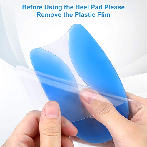 DOACT Heel Cups Almohadillas en forma de U para el talón de la almohadilla de fascitis plantar para hombres y mujeres Talón Spur Alivio para el dolor M