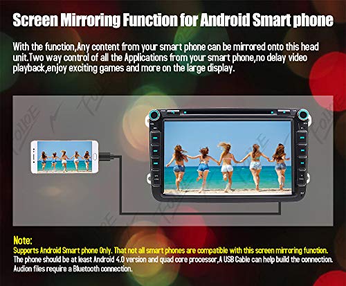 Doble DIN estéreo de 8 pulgadas pantalla táctil de DVD de coche en Dash GPS navegación USB/SD Autoradio Bluetooth Headunit para VW Golf 5 6 Polo Jetta TOURAN EOS PASSATCC TIGUAN SHARAN SCIROCCO Caddy