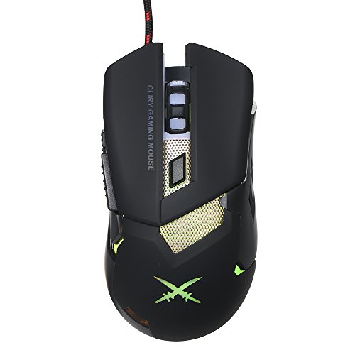 Docooler Ratón para Juegos con Cable RGB Ergonomic Gaming Mouse Ratones para Computadora USB Ratón para Juegos para Computadora Portátil con Bajo Nivel de Ruido