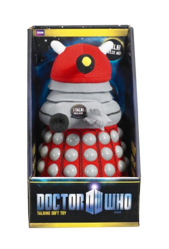 DOCTOR WHO Underground Toys Peluche Dalek (con Voz y Sonido, en inglés), Color Rojo