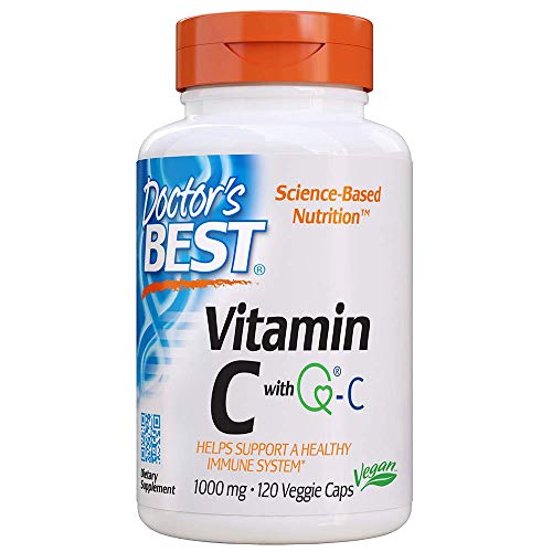 Doctor's Best Vitamina C Con Quali-C, 1000Mg - 120 Vcaps 120 Unidades 180 g