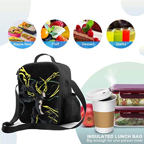 DODOD Bolsa de almuerzo aislada unisex Nnoitora Gilga 5th Espada Cooler Warmer Bolsa de asas