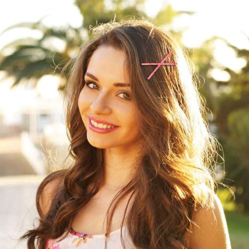 Dokpav 50 piezas Pinza de Pelo, pernos de pelo, horquillas para el pelo de metal de colores arcoíris, Clips de pelo para Niñas Infantiles mujeres