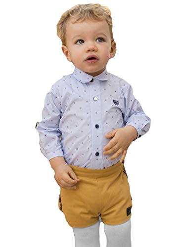 DOLCE PETIT - Conjunto NIÑO bebé-niños Color: Mostaza Talla: 24M