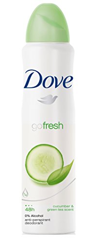Dove Desodorante Antitranspirante Pepino y té verde, 200 ml, Pack de 2 Unidades