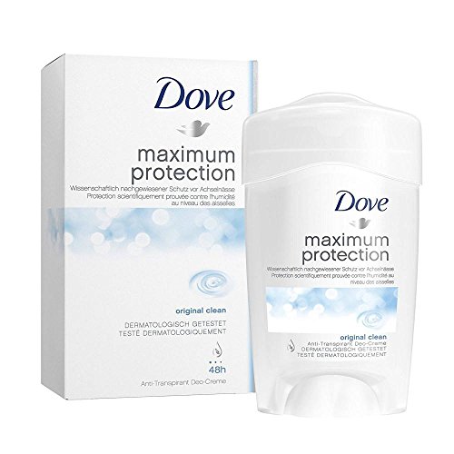 Dove Maximum Protection Original Clean 48h - Desodorante para desodorante (6 unidades, 45 ml)