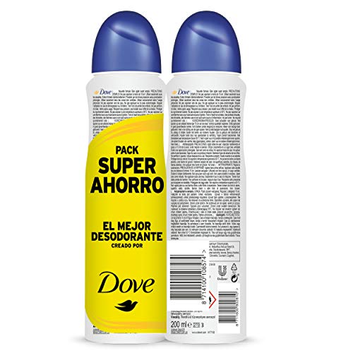 Dove - Pack Ahorro Desodorante Original (2 X 200 ml)