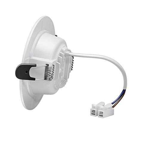 Downlight led empotrable redondo,Iluminacion 7W (700 lm),6000K (Luz Fr?a), Blanco,foco empotrable LED,Ojos de buey de led 6 pack