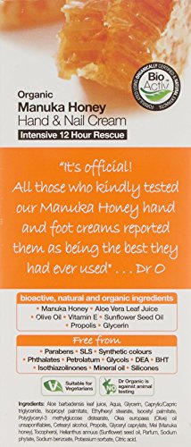 Dr. Organic Crema de Manos y Uñas Miel de Manuka 125 ml 125 ml