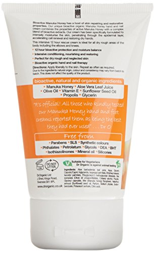 Dr. Organic Crema de Manos y Uñas Miel de Manuka 125 ml 125 ml