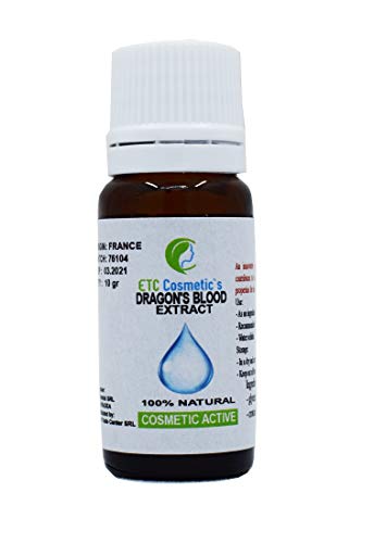 Dragon's extracto de sangre 10 gr – Uso cosmético adecuado para todo tipo de fórmulas cosméticas: sueros, tónicos, geles, cremas, lociones
