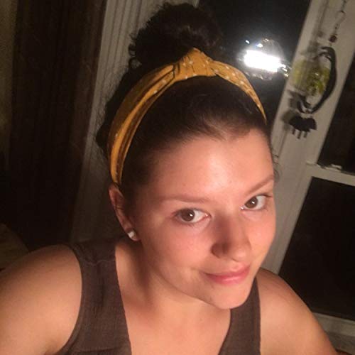 DRESHOW 10 Piezas Diademas de Pelo Anchas Elástica Turbantes Diadema de Nudo Bandas Diadema Para Mujeres y Niñas