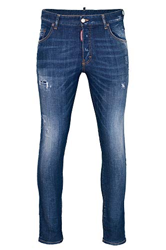 Dsquared2 vaqueros Skater hombre blu 52 EU