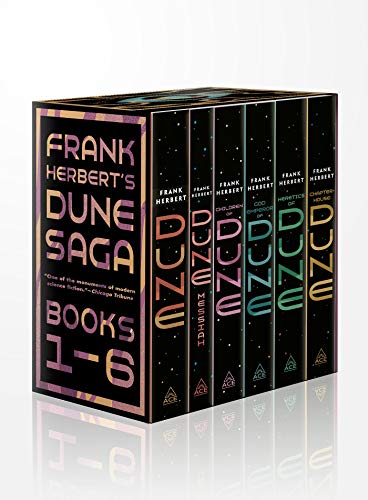 Dune 6 Copy Box Set: Frank Herbert's Dune Saga 6-Book Boxed Set: Dune, Dune Messiah, Children of Dune, God Emperor of Dune, Heretics of Dune, and Chapterhouse: Dune