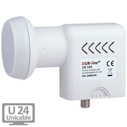 DUR-line UK 124-24 participantes LNB SCR/Unicable II LNB