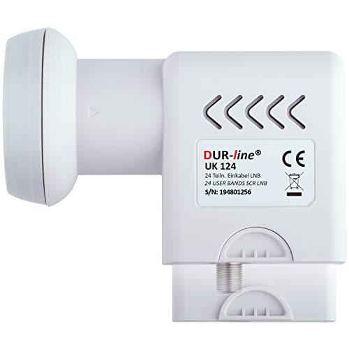 DUR-line UK 124-24 participantes LNB SCR/Unicable II LNB