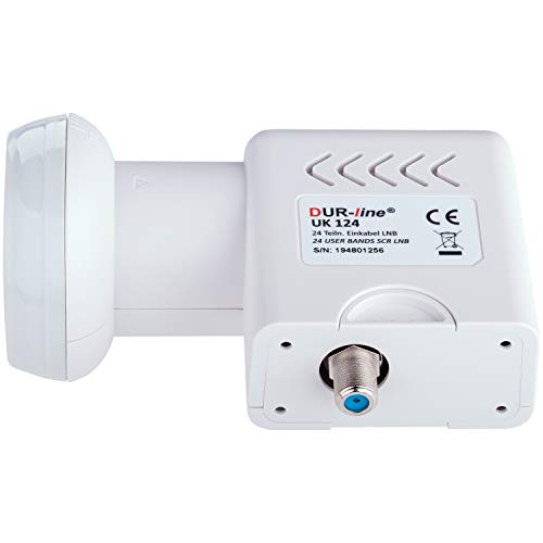 DUR-line UK 124-24 participantes LNB SCR/Unicable II LNB