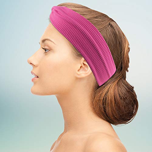 Duufin 12 Piezas Diademas Elastico Diademas Turbantes para El Pelo para Mujer y Niña, 12 Colores