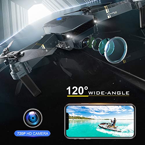 EACHINE E58 Drone con Camara HD 2.0MP 720p Wide Angel Drone con Camara Profesional Drone Video Profesional Drone para Niños WiFi App para iOS/Android
