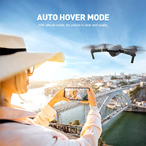 EACHINE E58 Drone con Camara HD 2.0MP 720p Wide Angel Drone con Camara Profesional Drone Video Profesional Drone para Niños WiFi App para iOS/Android