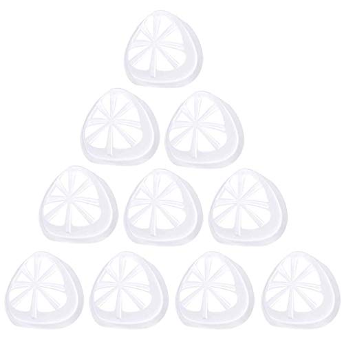 Eariy Mascarilla Bracket Marco de Soporte Interno 3D Máscara de Silicona Marco de Soporte Interno - Cool Lipstick Protector - Reutilizable Mascarilla Accesorios más fáciles de Respirar y Hablar