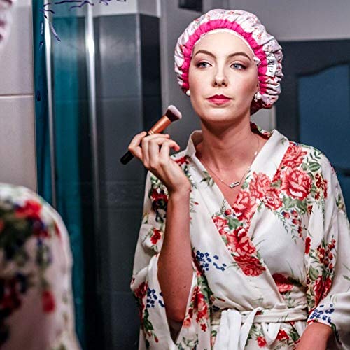 Ebell's Paris Gorro Termico Peluqueria Para El Cuidado Del Pelo Rizado, Gorro Termico Para Mascarilla 100% Natural Con Semillas De Lino, Microondas, Para Cabellos De Todos Los Estilos Y Texturas