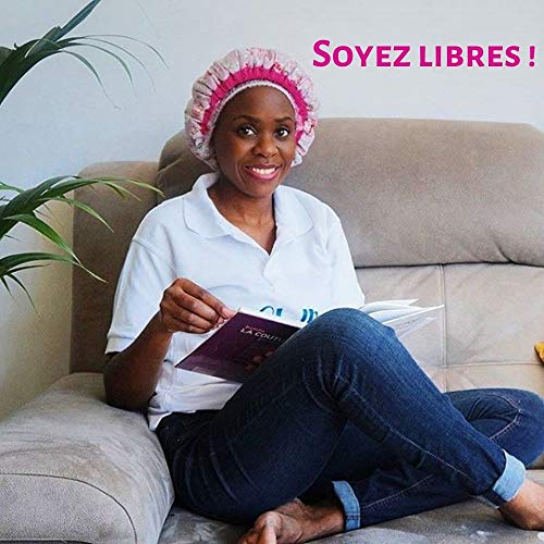 Ebell's Paris Gorro Termico Peluqueria Para El Cuidado Del Pelo Rizado, Gorro Termico Para Mascarilla 100% Natural Con Semillas De Lino, Microondas, Para Cabellos De Todos Los Estilos Y Texturas