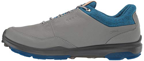 ECCO Biom Hybrid 3, Zapatillas de Golf para Hombre, Gris (Gris/Azul 000), 43 EU