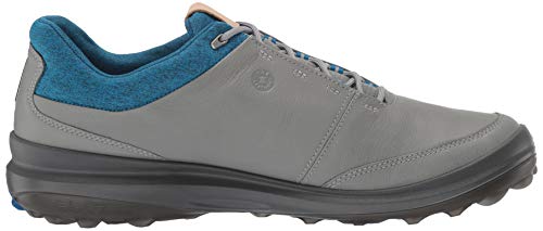 ECCO Biom Hybrid 3, Zapatillas de Golf para Hombre, Gris (Gris/Azul 000), 43 EU
