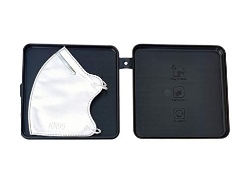 ECODEPIL Estuche Porta Mascarillas - Mask Box XXL - Pack de 5 Estuches - Caja para mascarillas Reutilizable - Ideal para Guardar Tus mascarillas - Protección asegurada Fácil de Limpiar - Multicolor