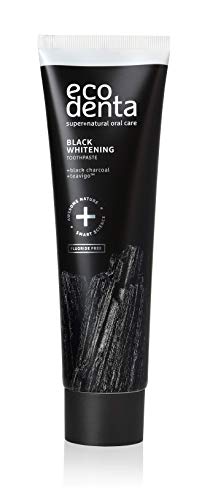 Ecológico pasta dental blanqueadora ECODENTA (97% natural) con negro carbón y Teavigo