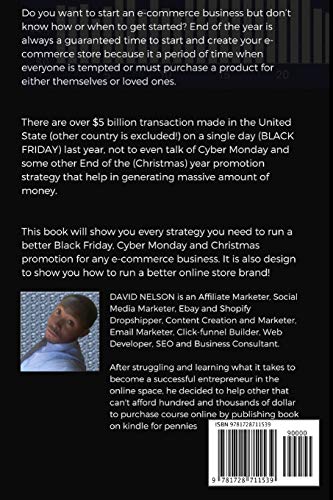 Ecommerce for dummies: The Complete Guide to Tripple your E-commerce Sales on Black Friday, Cyber Monday and Christmas