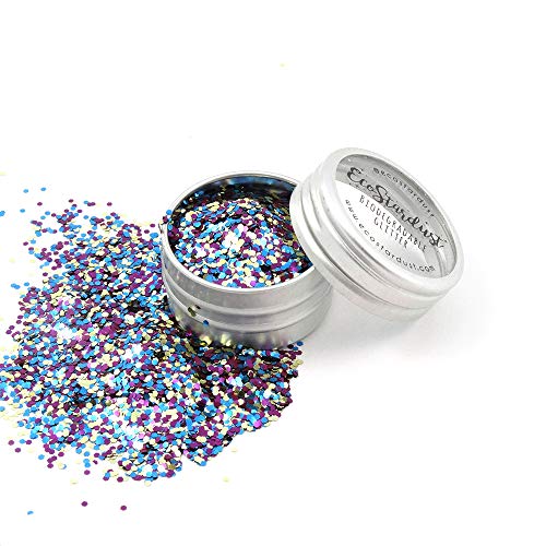 EcoStardust - Clavos para el cabello con purpurina galáctica biodegradable