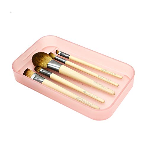 EcoTools® Start the Day Beautifully™ - Juego de brochas de maquillaje, color rosa