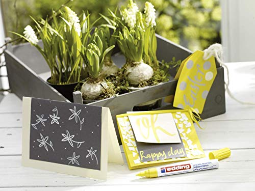 Edding 4000 – Marcador de tinta mate, 2 – 4 mm, oro