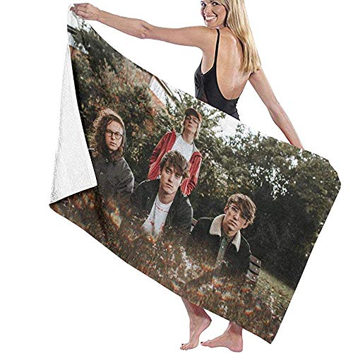 Edmun Hippo Campus Secado rápido Súper Absorbente Ligero Novedad Fina Baño Toallas de Playa 80x130cm