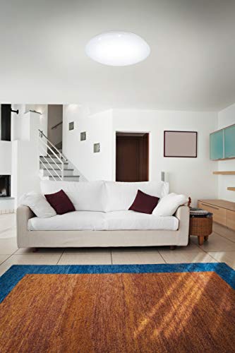 EGLO Giron-S Lámpara de techo, 40 W, Blanco, Ø 57 cm