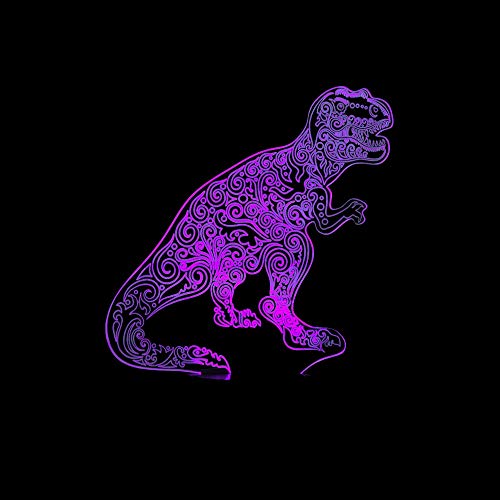El dinosaurio Usb 3d luz nocturna regalos creativos lámpara 3d iluminación decorativa Powerbank 3d accesorios de iluminación lámpara de mesa