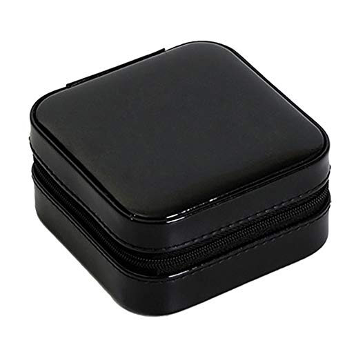 El maquillaje del organizador del almacenaje del soporte de exhibición Diseño simple collares caja del organizador del maquillaje Fashion Square franela gargantilla de almacenamiento Cajas Anillo Maqu