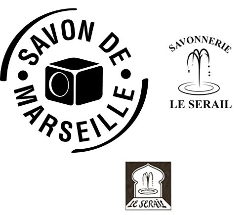El Serail Savonnerie Marseillaise desde 1949 - Barra de jabón genuino de Marsella 1,4 Kg. Jabón crudo EXTRA PURO de aceite de OLIVA - Garantía sin aceite de palma