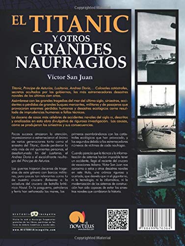 El Titanic y otros grandes naufragios: (Versión sin solapas) (Historia Incógnita)