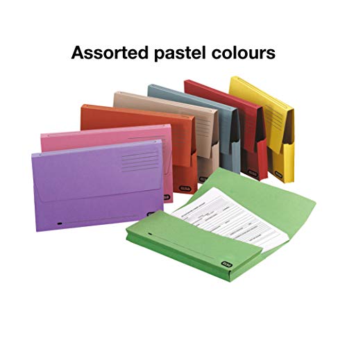 Elba Portadocumentos Media Pestaña 310gsm Capacidad 30mm A4 Surtido Ref 100091110 [Paq. 50]