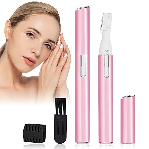 Eléctrica Depiladora de Cejas, Ceja Recortador para Mujer, Eyebrow Trimmer Mujer Depiladora Facial Para Facial Hair Remover Para Remodelar y Alisar Cejas